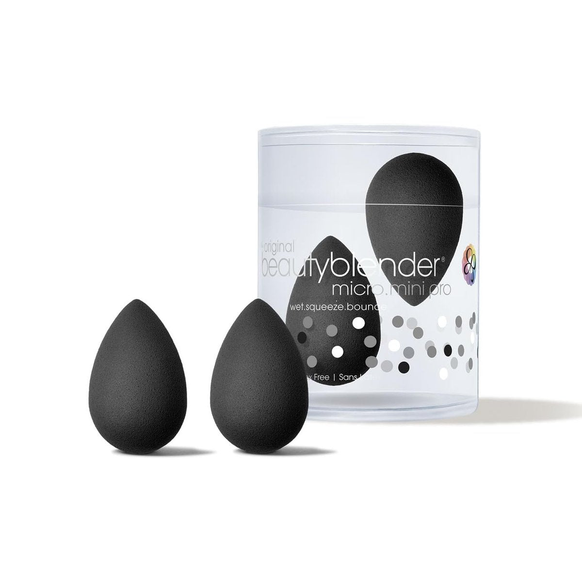 Beautyblender Micro Mini Pro Black Makeup Sponges - 2 Pack for Concealers & Highlighters Avelisse