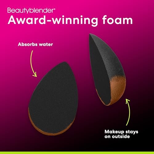 Beautyblender Micro Mini Pro Black Makeup Sponges - 2 Pack for Concealers & Highlighters Avelisse