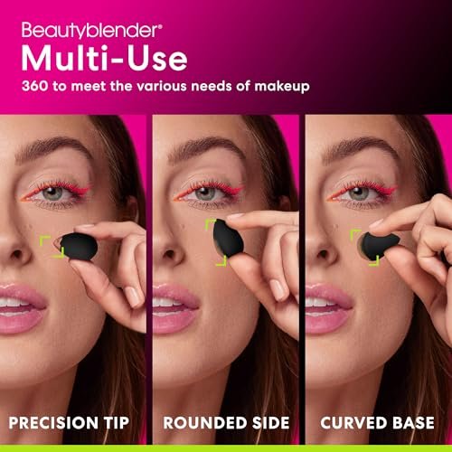 Beautyblender Micro Mini Pro Black Makeup Sponges - 2 Pack for Concealers & Highlighters Avelisse