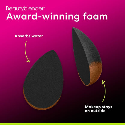 Beautyblender Micro Mini Pro Black Makeup Sponges - 2 Pack for Concealers & Highlighters Avelisse