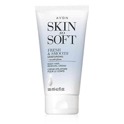 Avon Skin So Soft Fresh & Smooth Hair Removal Cream with Meadowfoam Oil, 4.2 Fl Oz Avelisse