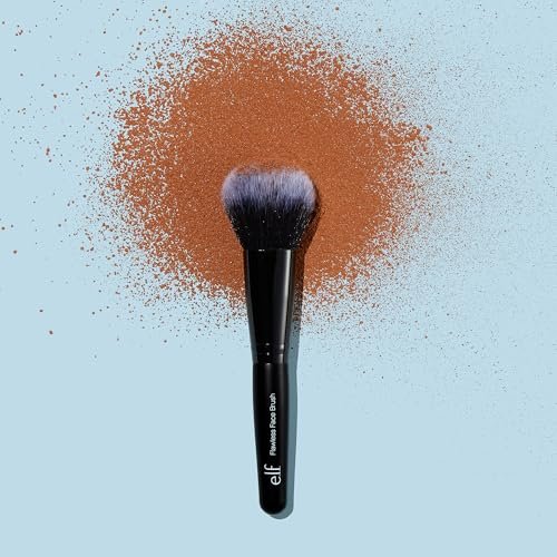 e.l.f. Flawless Face Brush - Synthetic Makeup Brush for Contour, Blush & Bronzer - Vegan & Cruelty-Free - görsel 6