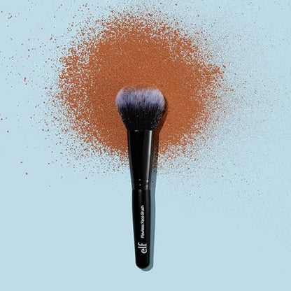 e.l.f. Flawless Face Brush - Synthetic Makeup Brush for Contour, Blush & Bronzer - Vegan & Cruelty-Free