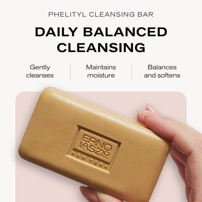 Erno Laszlo Phelityl Cleansing Bar – Moisturizing Soap for Hydrated, Radiant Skin | 3.4 oz Avelisse