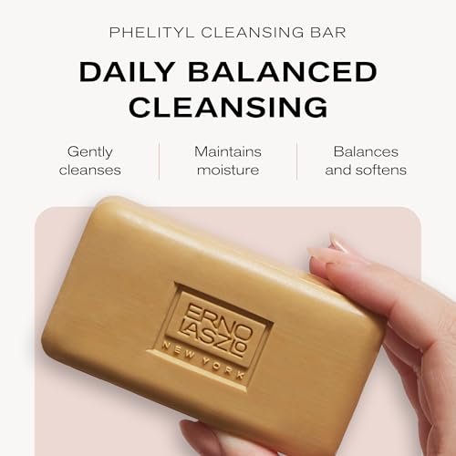 Erno Laszlo Phelityl Cleansing Bar – Moisturizing Soap for Hydrated, Radiant Skin | 3.4 oz Avelisse