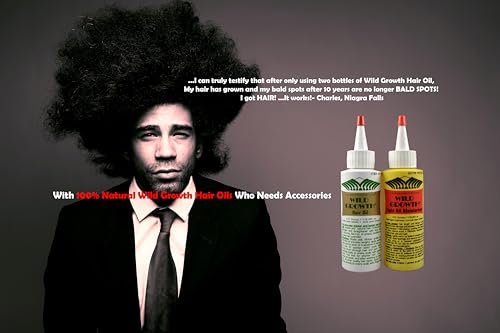 Wild Growth Hair Oil - 4 oz | Natural Hair Regrowth Treatment for Men & Women - görsel 6