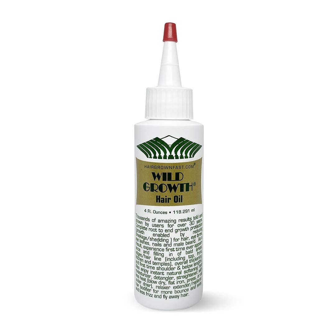 Wild Growth Hair Oil - 4 oz | Natural Hair Regrowth Treatment for Men & Women - görsel 1