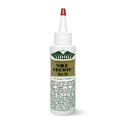 Wild Growth Hair Oil - 4 oz | Natural Hair Regrowth Treatment for Men & Women
