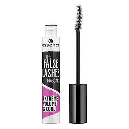 Essence The False Lashes Mascara Extreme Volume and Curl - Vegan & Paraben Free - Black, 0.33 Fl Oz
