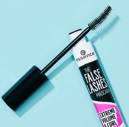 Essence The False Lashes Mascara Extreme Volume and Curl - Vegan & Paraben Free - Black, 0.33 Fl Oz