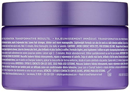 Obliphica Seaberry Hair Mask - Deep Conditioning Hydrating Treatment for Dry and Damaged Hair - Moisturizing Hair Repair and Growth Mask for Medium, Coarse, and Color-Treated Hair - 8.5 oz Avelisse