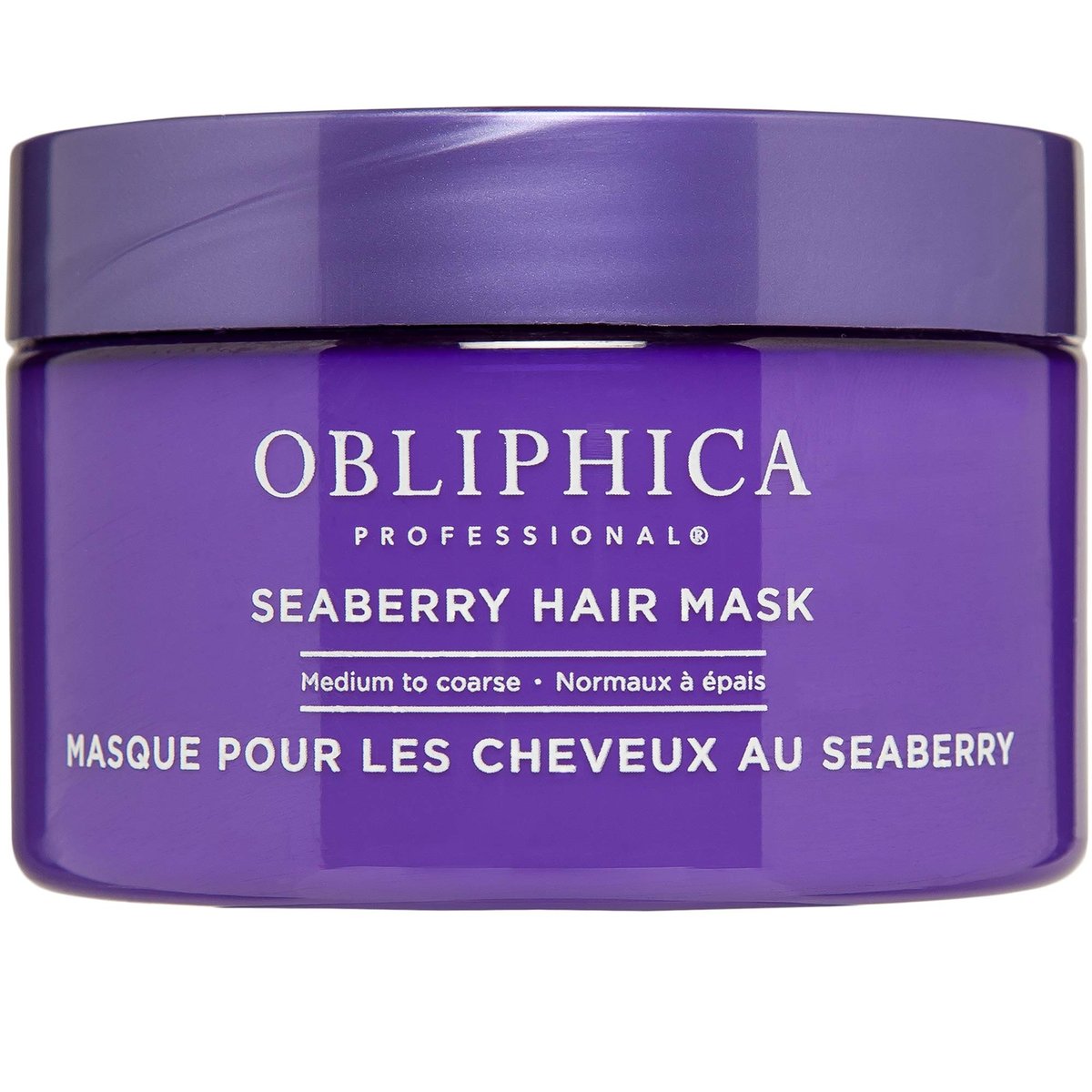 Obliphica Seaberry Hair Mask - Deep Conditioning Hydrating Treatment for Dry and Damaged Hair - Moisturizing Hair Repair and Growth Mask for Medium, Coarse, and Color-Treated Hair - 8.5 oz Avelisse