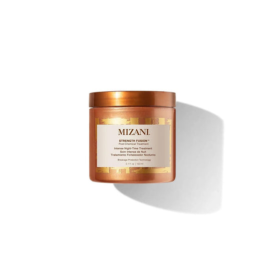 Mizani Strength Fusion Intense Night-Time Treatment – Deeply Nourishing Hair Mask with Shea Butter for Curly Hair (5.1 oz) Avelisse