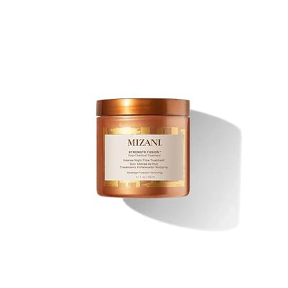 Mizani Strength Fusion Intense Night-Time Treatment – Deeply Nourishing Hair Mask with Shea Butter for Curly Hair (5.1 oz) Avelisse
