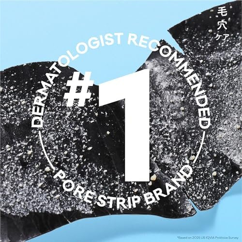 Biore Charcoal Deep Cleansing Pore Strips - 18 Count for Blackhead Removal & Oily Skin - görsel 6