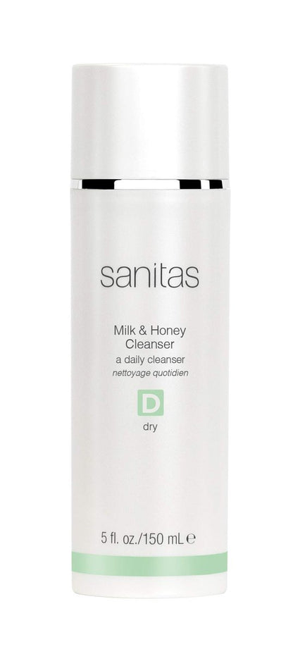 Sanitas Skincare Milk & Honey Cleanser – Rich, Restorative Cleanser for Dry Skin, 5 oz Avelisse