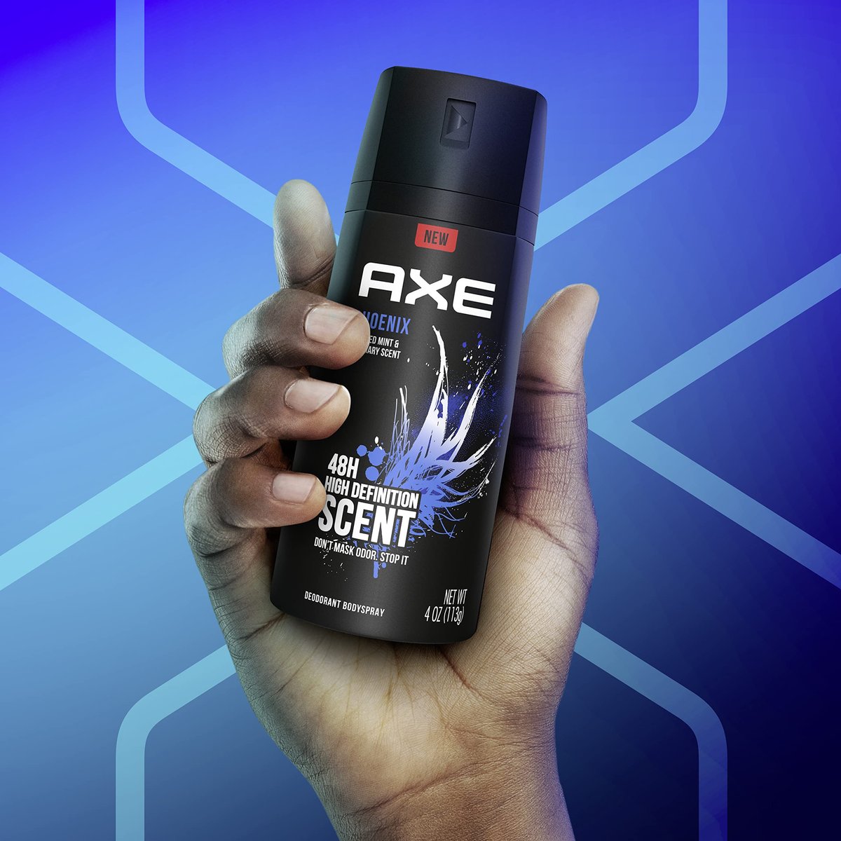 AXE Phoenix Body Spray Deodorant for Men, 4 oz (Pack of 4) – Long-Lasting Odor Protection, Aluminum-Free Avelisse