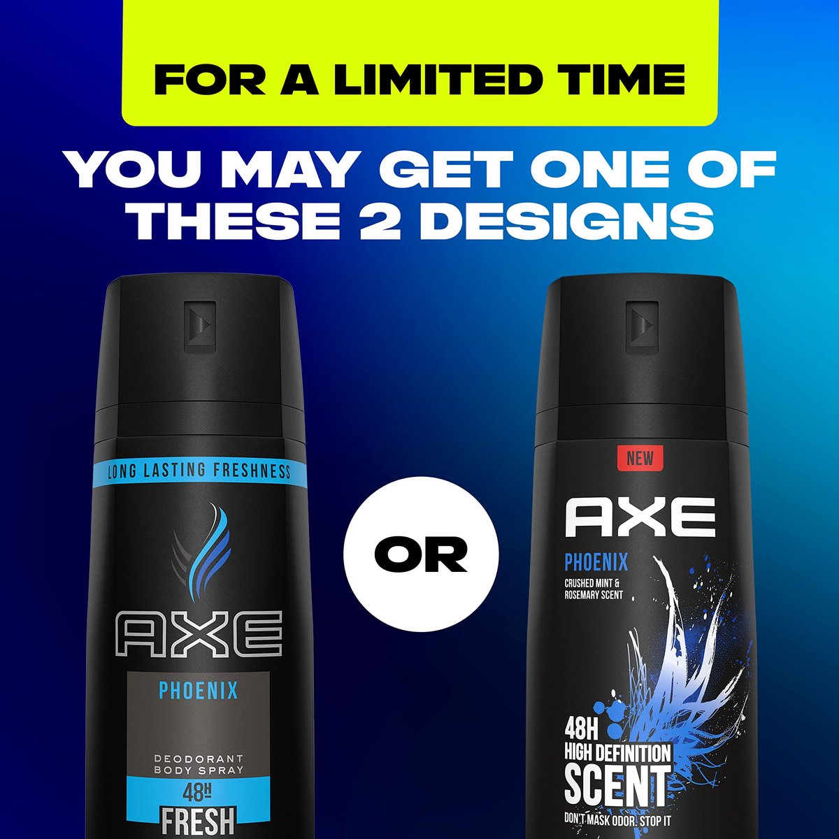AXE Phoenix Body Spray Deodorant for Men, 4 oz (Pack of 4) – Long-Lasting Odor Protection, Aluminum-Free Avelisse