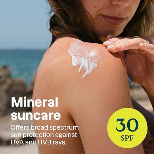 ATTITUDE Mineral Sunscreen for Sensitive Skin, SPF 30, Unscented, EWG Verified, 5.2 oz Avelisse