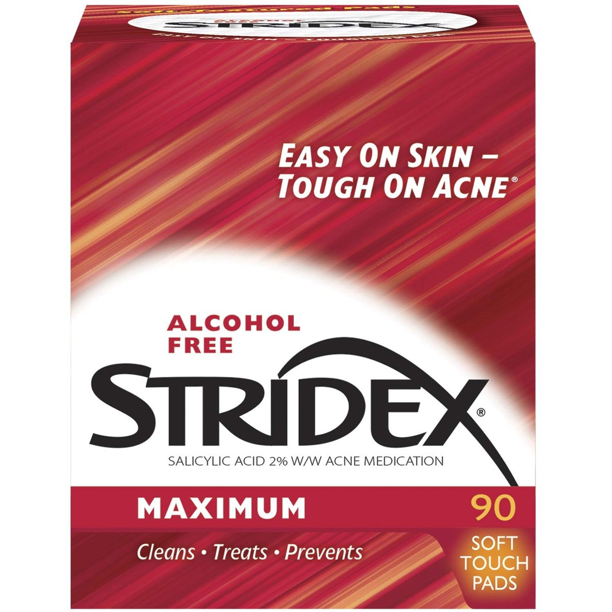 Stridex Daily Care Acne Pads with Salicylic Acid, Maximum Strength, 90 Count (Pack of 2) Avelisse