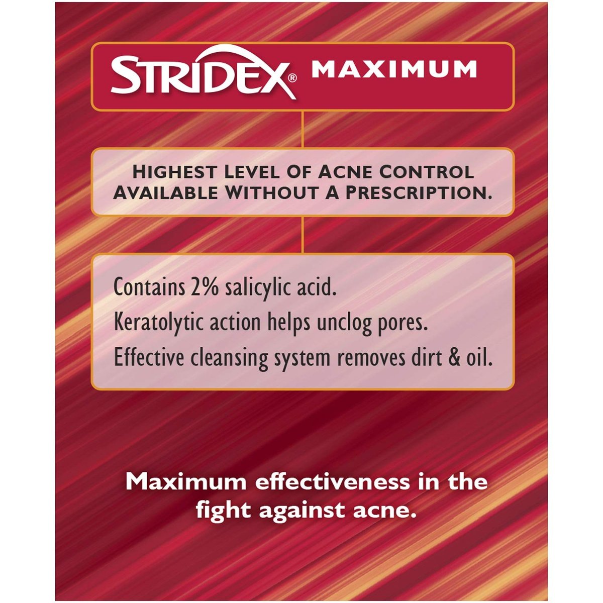Stridex Daily Care Acne Pads with Salicylic Acid, Maximum Strength, 90 Count (Pack of 2) Avelisse