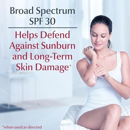 Eucerin Daily Hydration Broad Spectrum SPF 30 Sunscreen Body Cream for Dry Skin, 8 Oz Avelisse