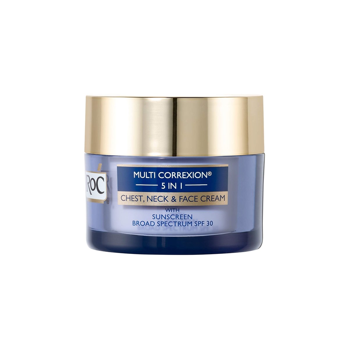 RoC Multi Correxion 5 in 1 Anti-Aging Chest, Neck and Face Cream with SPF 30, Moisturizing Cream Made with Vitamin E, 1.7 oz - görsel 1