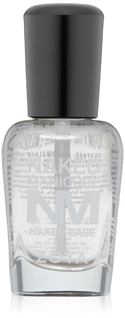 ZOYA Naked Manicure Base Coat – Clear, 0.5 fl oz – Strengthening & Smoothing Base for Natural Nails Avelisse