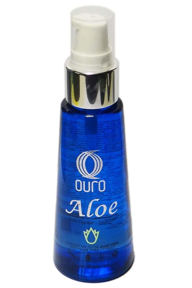 OURO Aloe Extract Hair Silk 2.2 oz – Nourishing Serum for Silky, Frizz-Free Hair - görsel 1