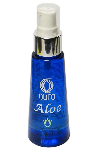 OURO Aloe Extract Hair Silk 2.2 oz – Nourishing Serum for Silky, Frizz-Free Hair