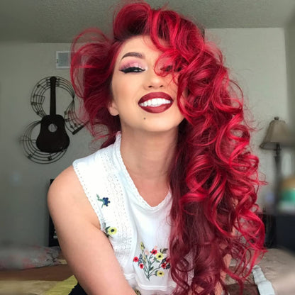 MANIC PANIC Classic Vampire Red Semi Permanent Hair Color - Deep Blood Red Hair Dye, 4 oz (Pack of 2) - Vegan & Cruelty-Free Avelisse