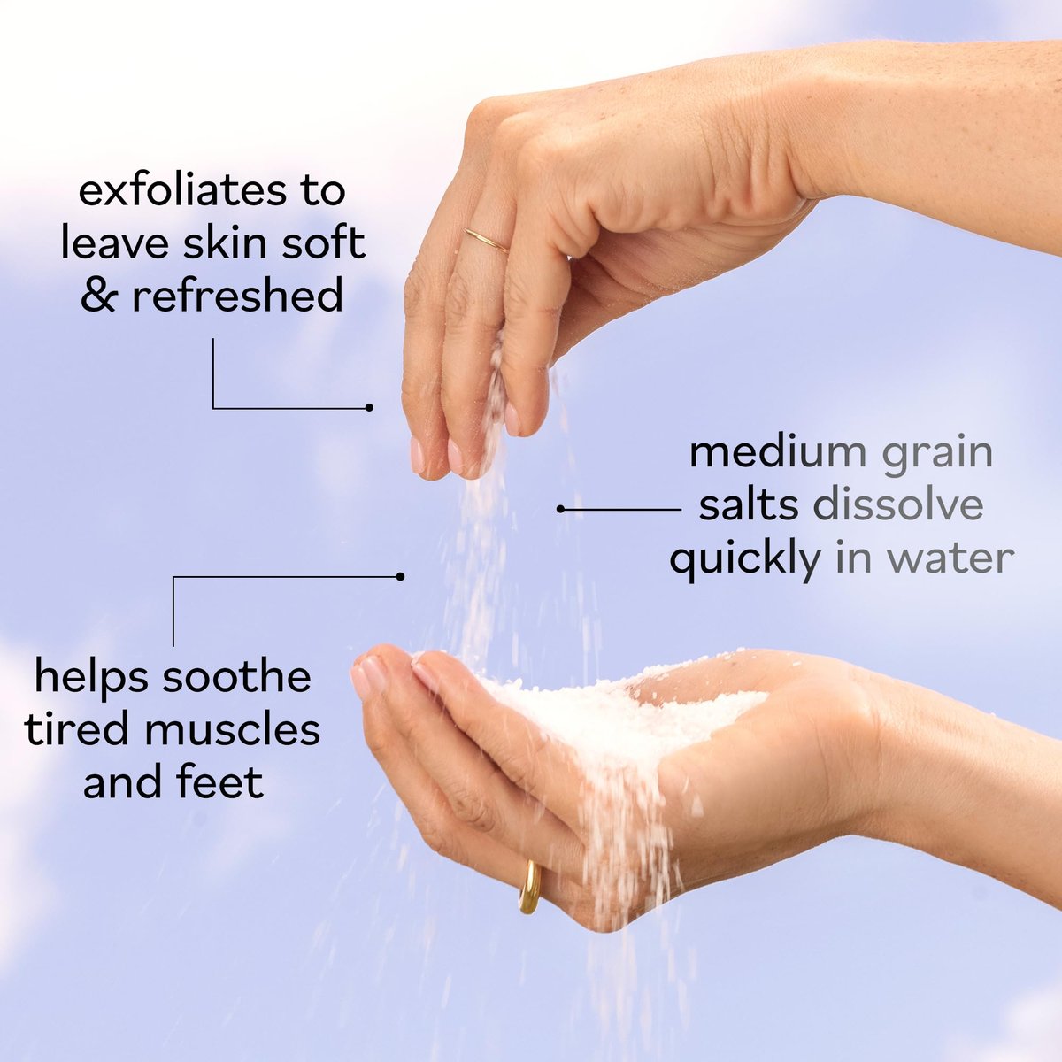 Sky Organics Epsom Salt Bath Soak - 5 lbs, 100% Pure Magnesium Sulfate USP, Unscented Medium Grain - Vegan & Cruelty-Free Avelisse
