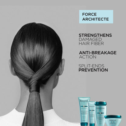 Kérastase Resistance Ciment Anti-Usure Treatment – Restorative Anti-Breakage Cream for Weak, Brittle, Damaged Hair, 6.8 Fl Oz Avelisse