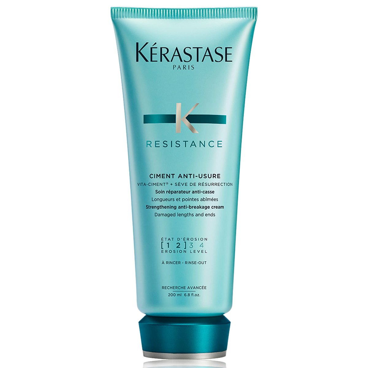 Kérastase Resistance Ciment Anti-Usure Treatment – Restorative Anti-Breakage Cream for Weak, Brittle, Damaged Hair, 6.8 Fl Oz Avelisse