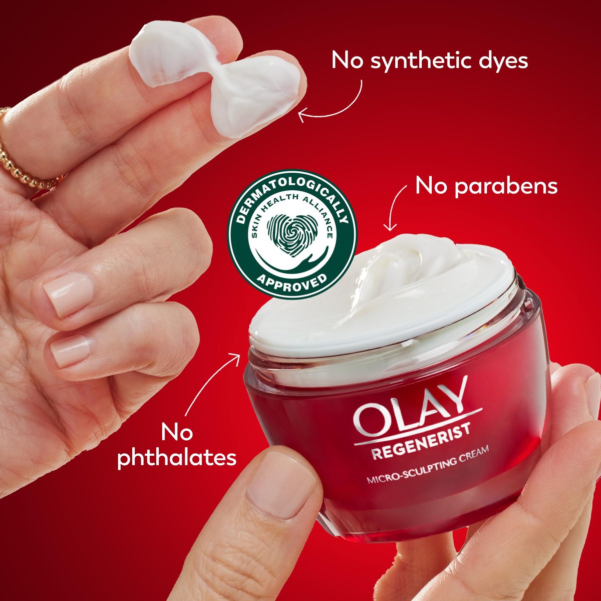 Olay Regenerist Micro-Sculpting Cream Face Moisturizer - Trial Size 0.5 oz - görsel 17