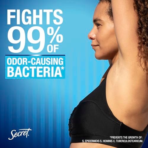 Secret Outlast Antiperspirant Deodorant for Women, Unscented Clear Gel, 2.6 oz (Pack of 6) - Sweat & Odor Protection with PH Balancing Minerals Avelisse