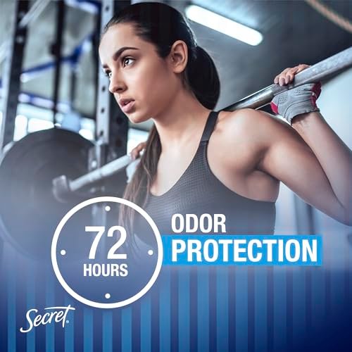 Secret Outlast Antiperspirant Deodorant for Women, Unscented Clear Gel, 2.6 oz (Pack of 6) - Sweat & Odor Protection with PH Balancing Minerals Avelisse
