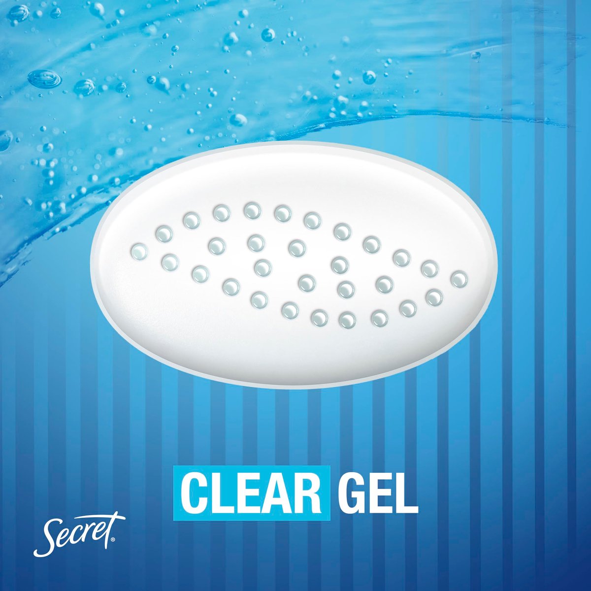 Secret Outlast Antiperspirant Deodorant for Women, Unscented Clear Gel, 2.6 oz (Pack of 6) - Sweat & Odor Protection with PH Balancing Minerals Avelisse