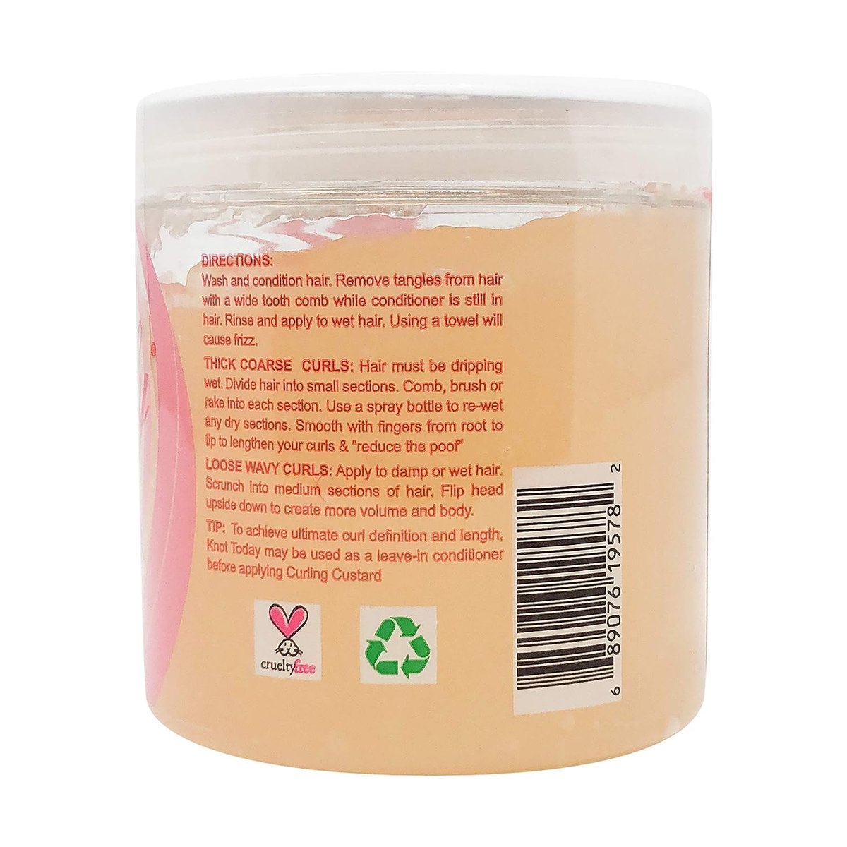 Kinky Curly Original Curling Custard Natural Styling Gel - 8 oz (Pack of 3) Avelisse