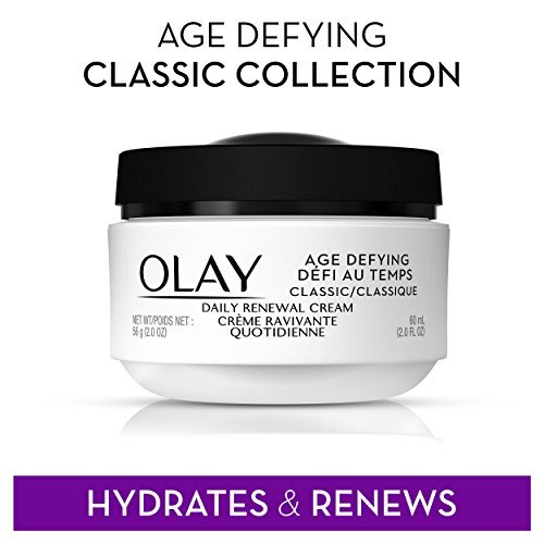 Olay Age Defying Classic Daily Renewal Cream Face Moisturizer, 2 oz (Pack of 3) Avelisse
