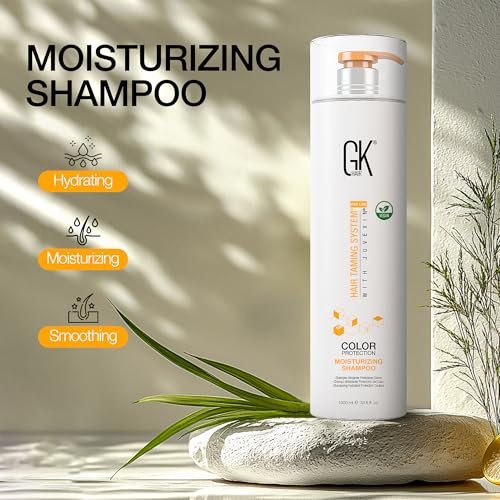 GK HAIR Vegan Color Treated Moisturizing Shampoo for Women – Deep Conditioning Hair Mask with Keratin & Frizz Control, Hydrate Treatment for Dry Damaged Hair – 33.8 oz Avelisse