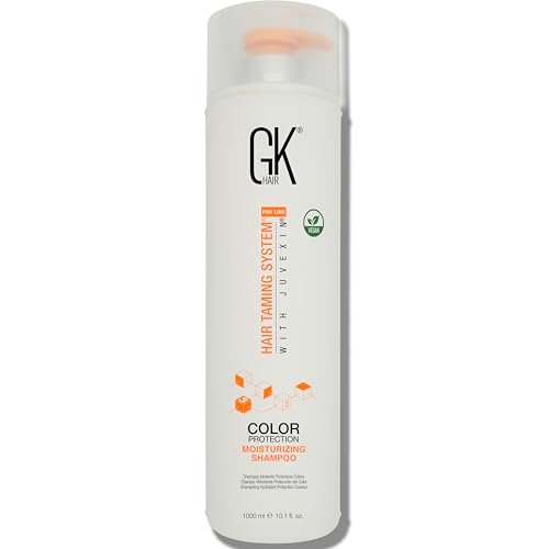 GK HAIR Vegan Color Treated Moisturizing Shampoo for Women – Deep Conditioning Hair Mask with Keratin & Frizz Control, Hydrate Treatment for Dry Damaged Hair – 33.8 oz Avelisse