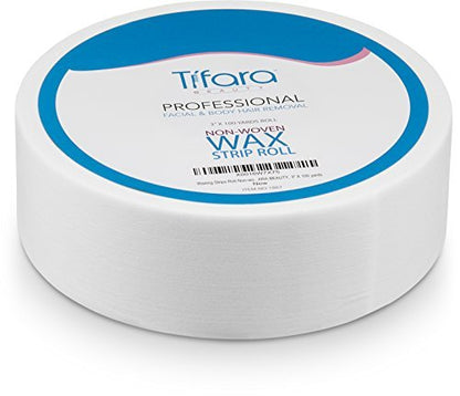 Tifara Beauty Non-Woven Body and Facial Wax Strip Roll - 3" x 100 Yards Avelisse