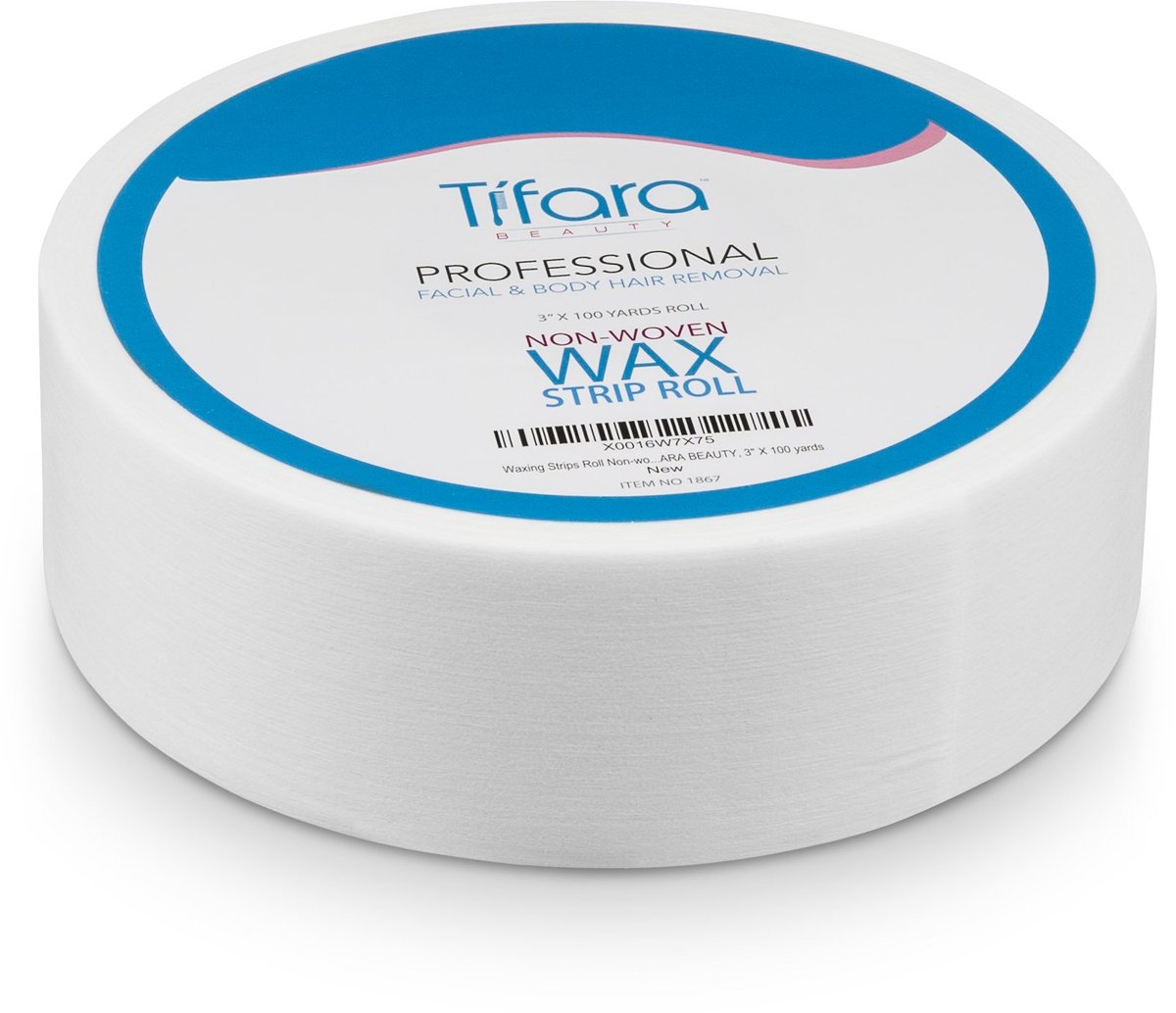 Tifara Beauty Non-Woven Body and Facial Wax Strip Roll - 3" x 100 Yards Avelisse