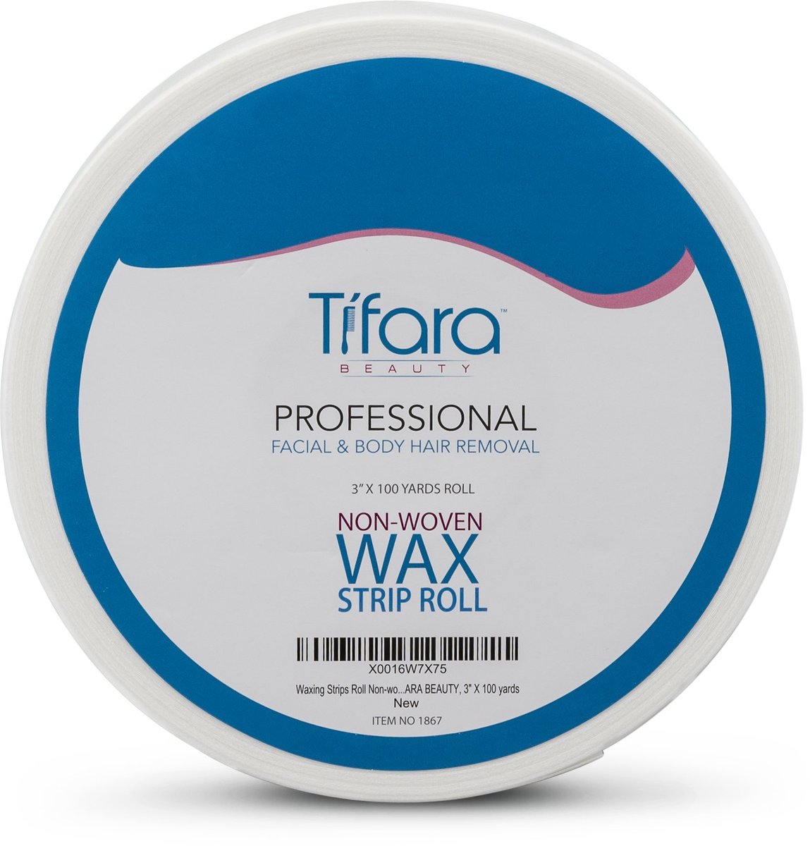 Tifara Beauty Non-Woven Body and Facial Wax Strip Roll - 3" x 100 Yards Avelisse