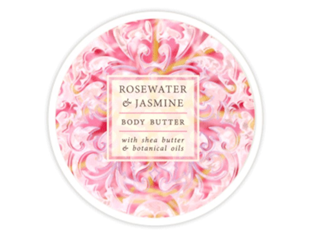 Greenwich Bay 8 oz Botanical Body Butter - Rosewater & Jasmine | Rich Moisturizer for Dry Skin - görsel 2