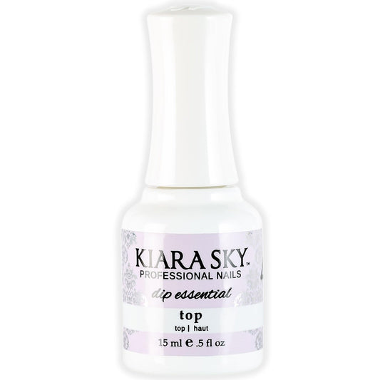 KIARA SKY Dip Top Coat for Nail Dip Powder – Ultra-Shiny, No Lamp Needed, Cruelty-Free Professional-Grade Top Coat for Dip Manicure, 15 ml Avelisse