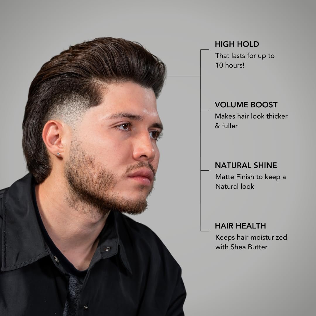 BluMaan Wax Fiber for Men – Adds Volume & Controls Hair All Day Hold – Natural Finish for All Hair Types – Original Styling Meraki - görsel 5