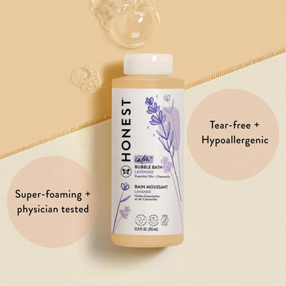 The Honest Company Foaming Bubble Bath & Baby Wash, Lavender Calm, 12 fl oz Avelisse
