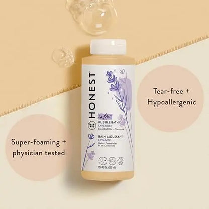 The Honest Company Foaming Bubble Bath & Baby Wash, Lavender Calm, 12 fl oz Avelisse